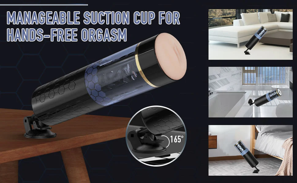 10 Thrusting Spinning Suction Technical Sense Male Masturbation Cup