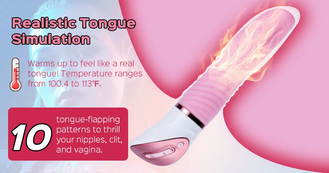 Tongue Demon - Heating Multi-function Tongue Vibrator