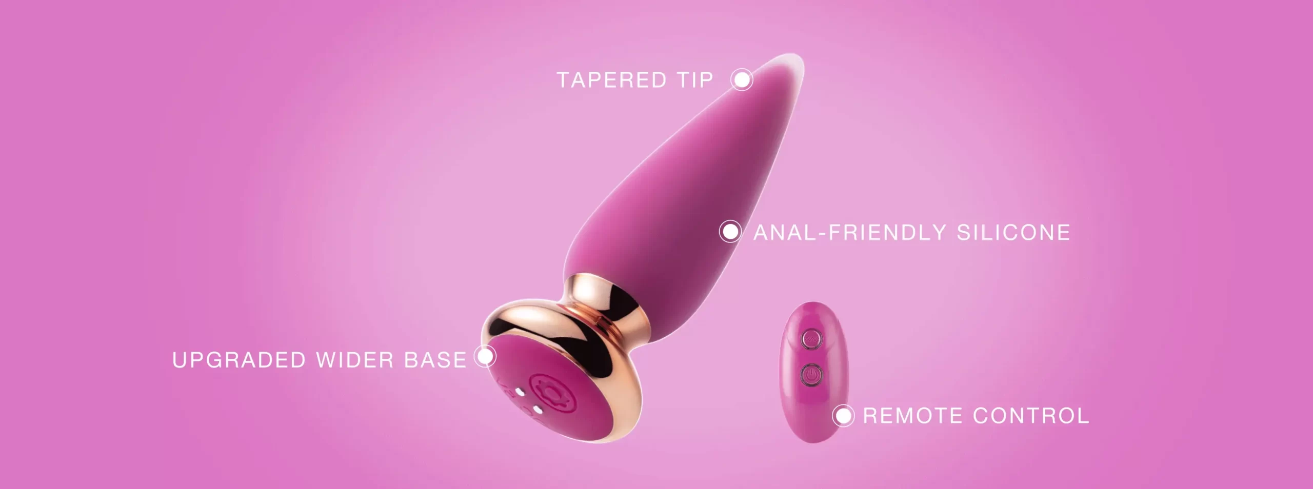 Doro Plus - Remote Control Vibrating Anal Plug