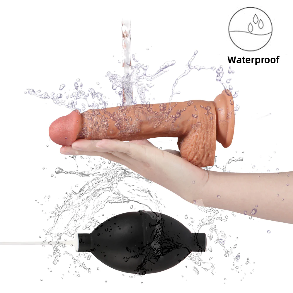 Deal - Squirting Realistic Suction Cup Dildo 6 Inch