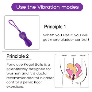 Kegel Vibrating Ben Wa Balls kit With Remote Control