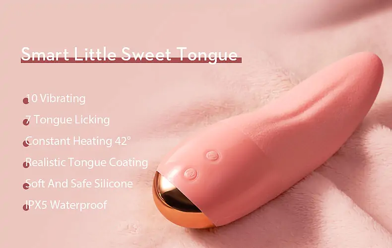 Helran-10 Vibrating &7 Tongue Licking G Spot Stimulator