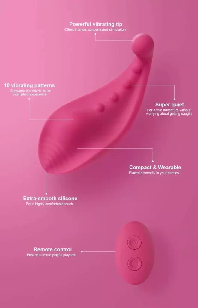 Lia - Wearable Panty Vibrator with Wireless Remote Control