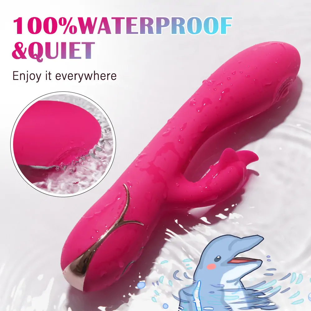 Rabbit Vibrator Clitoral G Spot Massager 7 Frequency 2 Motor Women Sex Toys Waterproof Rechargeable