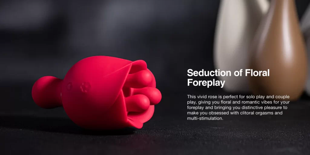 Rosewyn - Rotating Rose Toy Vibrator & Pinpoint Stimulator