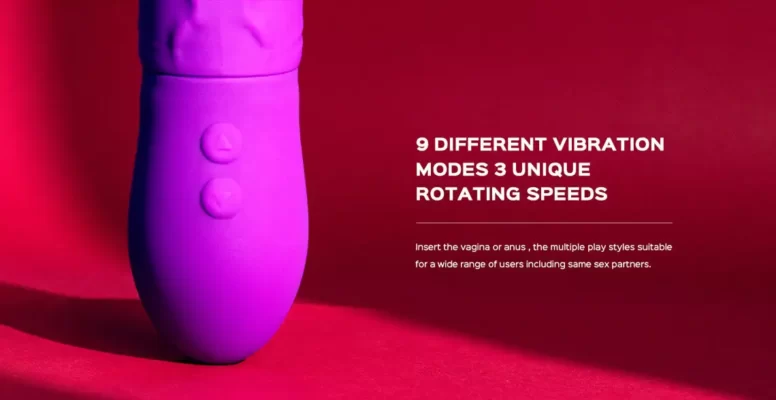 Kong - Rotating 6 Inch Dildo & G Spot Vibrator