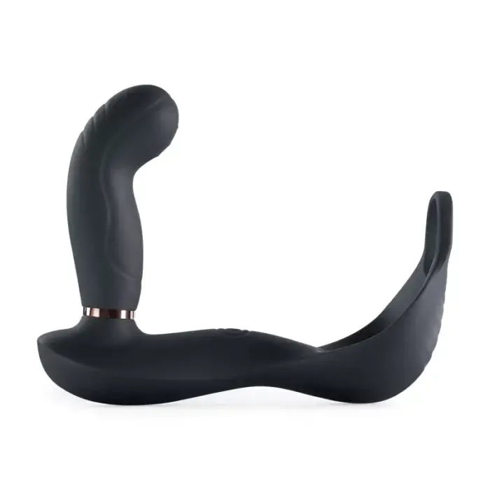 Bill 7 Vibrating & Pulsating Balls Teasing Butt Plug with Cock Ring