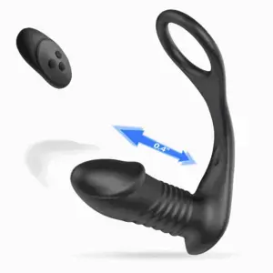 Moore - Silicone Remote Control Cock Ring Anal Vibrator