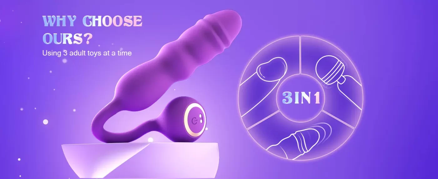 MOOLIGIRL 3 IN 1 Thrusting Vibrator