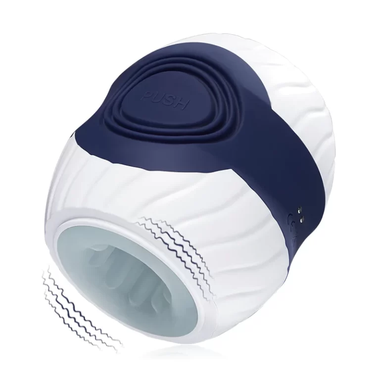 Mickey 10 Vibration Transparent Male Masturbatior with Controlling Handle