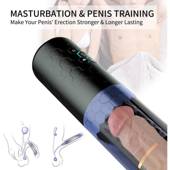 10 Thrusting Spinning Suction Technical Sense Male Masturbation Cup