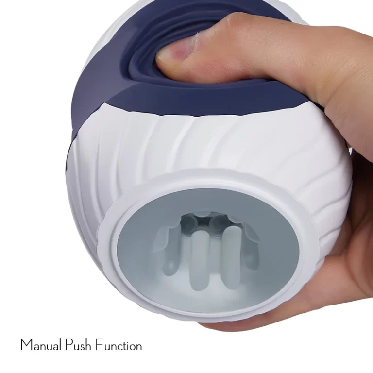 Mickey 10 Vibration Transparent Male Masturbatior with Controlling Handle
