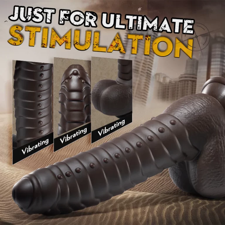 RATTLESNAKE 5 Vibrating 3 Thrusting Heating Function Fantastic Dildo