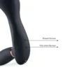 Bill 7 Vibrating & Pulsating Balls Teasing Butt Plug with Cock Ring