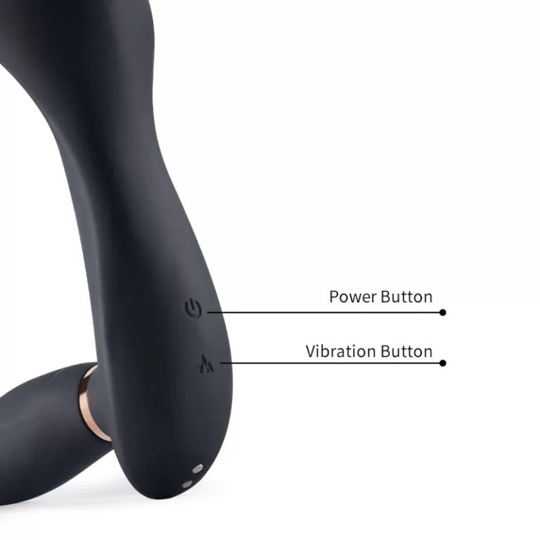 Bill 7 Vibrating & Pulsating Balls Teasing Butt Plug with Cock Ring