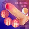 8.3-Inch 4 in 1 Thrusting Rotation Vibrating Heating Lifelike Dildo