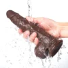 Black Warrior 8.7-Inch Remote Control 10 Vibrating Rotating Dildo