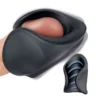 Handheld Flexible 10 Vibrating Male Masturbation Cup