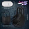 S-HANDE 1.29” 9-Speed Vibrating Penis Ring with Testicles Teaser