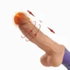 Allovers 6-Inch Thrusting Vibrating Heating Dildo 4 in 1 Versatile Rotating