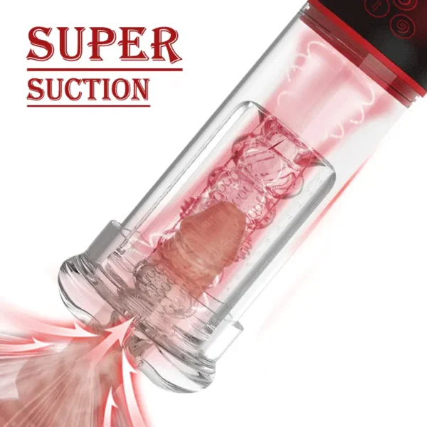 S-HANDE Vibration 9 Mode Sucking Suction Penis Pump