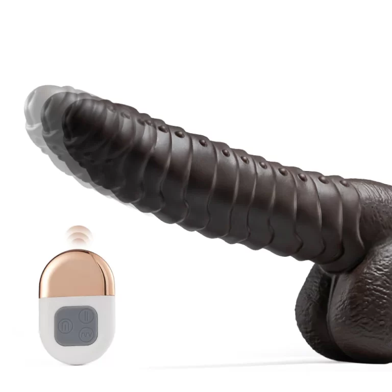 RATTLESNAKE 5 Vibrating 3 Thrusting Heating Function Fantastic Dildo