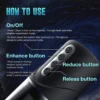 4 Level Suction Penis Enlargement Pump Transparent Male Maturbation Cup