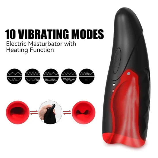 Electric Male Masturbator Cup With Heating Function