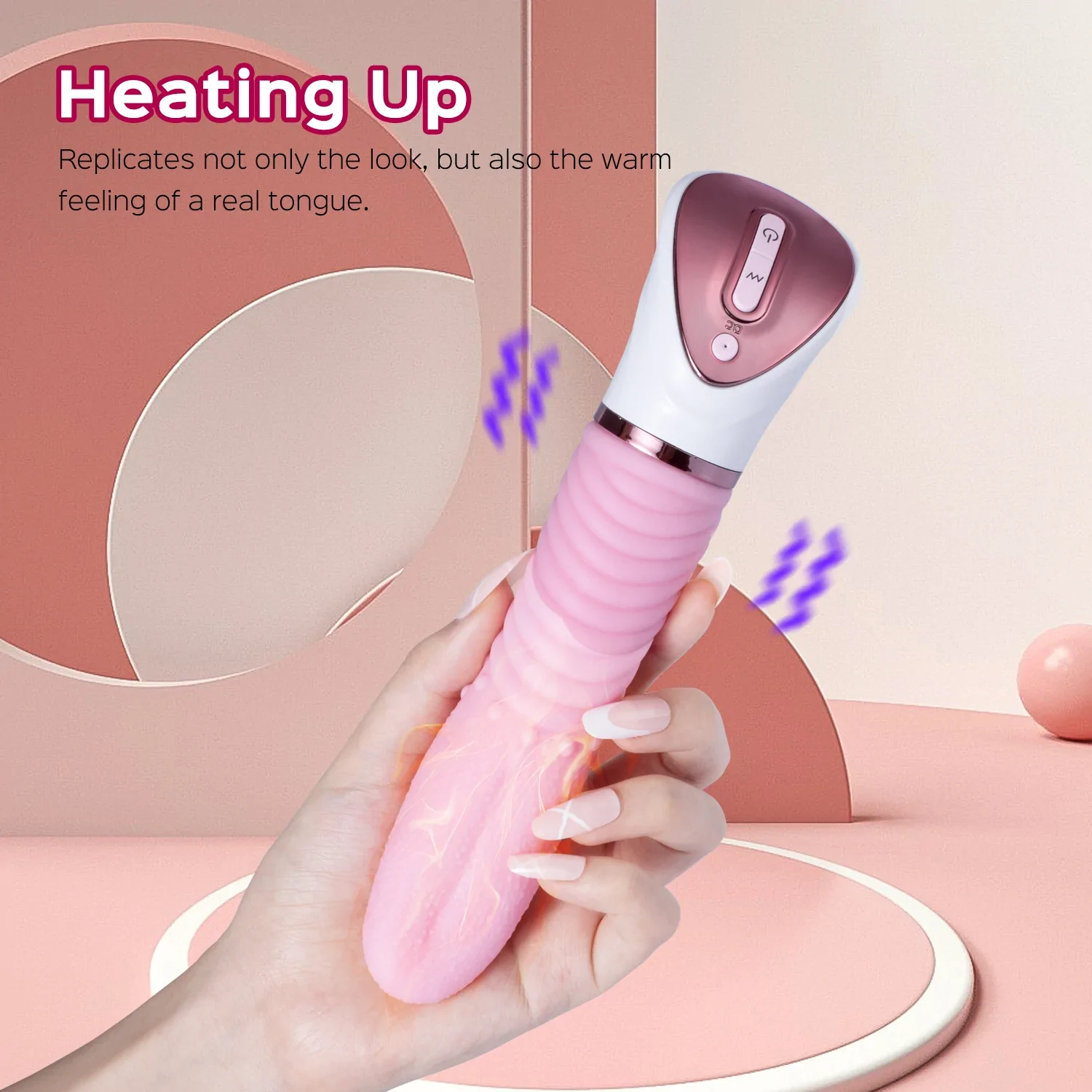 Tongue Demon Heating Multi function Tongue Vibrator DepthSex