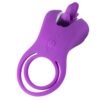 Roxy - Licking Sex Toy & Vibrating Dual Penis Ring