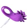Roxy - Licking Sex Toy & Vibrating Dual Penis Ring