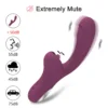 Tongue Licking Dildo Vibrators With 10 Licking & Vibrating Sex Toys