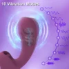 Tongue Licking Dildo Vibrators With 10 Licking & Vibrating Sex Toys