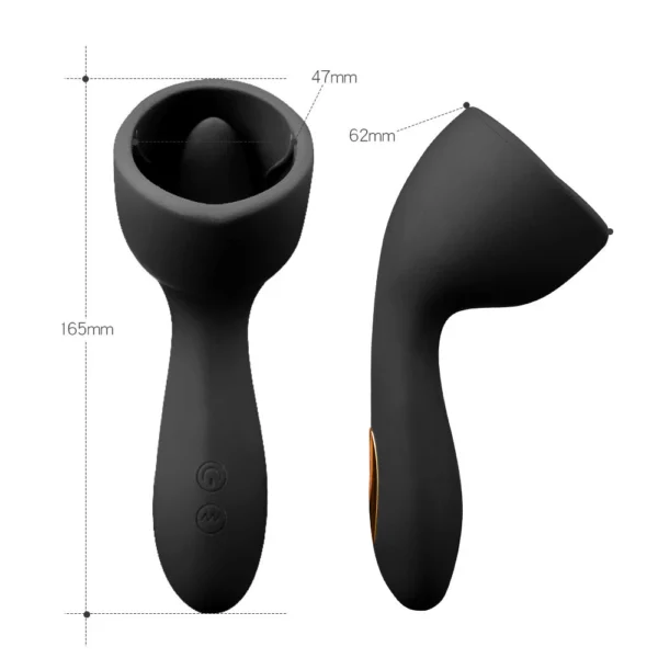 10 Frequency Clit Licking & Tongue Vibrator