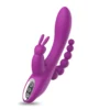 12 speeds Triple G-spot Rabbit Anal Vibrator