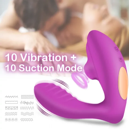 2 in 1 G Spot Clitoral Sucking Vibrator