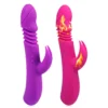 7 Rotating Beads Heating Telescopic Rabbit Vibrator