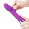 7 Frequency Rotating Beads Heating Telescopic Rabbit Vibrator
