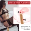 7.87-Inch 7 Thrusting 1800rMin Vibrating Heating-Nude G-Spot Realistic Dildo