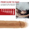 7.87-Inch 7 Thrusting 1800rMin Vibrating Heating-Nude G-Spot Realistic Dildo