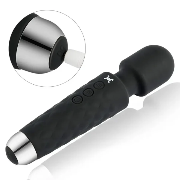 8 Speeds 20 Frequency vibrating AV Magic Wand Massager (1)