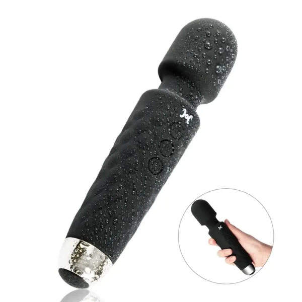 8 Speeds 20 Frequency vibrating AV Magic Wand Massager (1)
