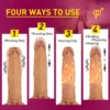 8.1-Inch Remote 3 Functions Multiple Combination Lifelike Dildo