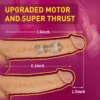 8.1-Inch Remote 3 Functions Multiple Combination Lifelike Dildo