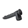 Alger - 8 Inch Black Vibrating Thrusting Dildo