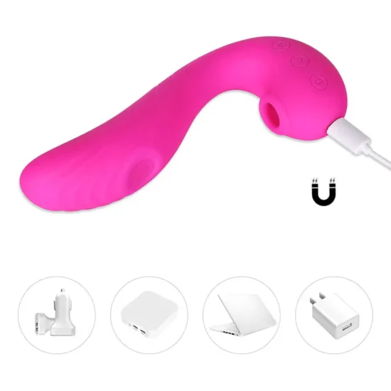 Angel - 3in1 Clitoral Sucking Licking and G Spot Vibrator