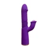 Aria - Thrusting G-spot and Clit Licking Rabbit Vibrator