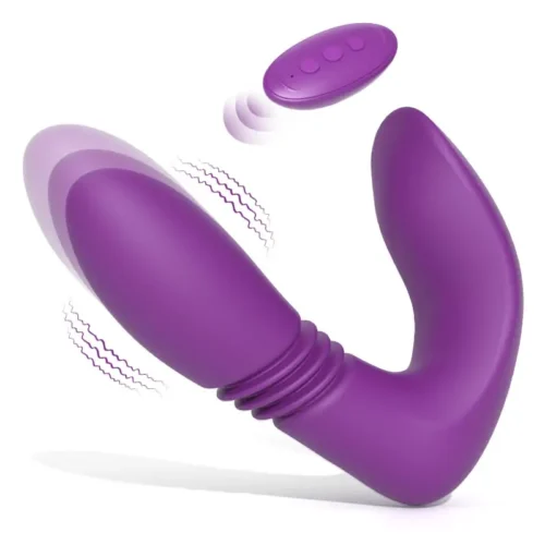 Asisa Unisex Super Powerful 12 Vibrating 3 Thrusting Stimulator