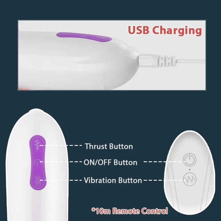Cal-8 Thrusting Rotating Vibrating Multi-angle Heating Remote Control Sex Machine