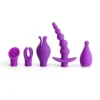 Clit Rubbing Nipple Vibrator & Vibrating Anal Beads Kit